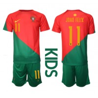 Portugal Joao Felix #11 Domaci Dres za djecu SP 2022 Kratak Rukav (+ Kratke hlače)